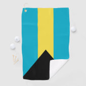 Bahama-vlag Golfhanddoek (Insitu)
