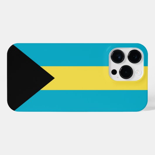 Bahama-vlag iPhone Hoesje (Achterkant horizontaal)