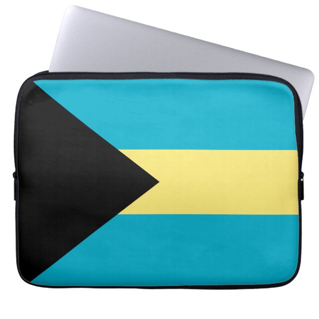 Bahama-vlag Laptop Sleeve (Voorkant)