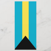 Bahama-vlag Menu (Achterkant)