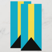Bahama-vlag Menu (Voorkant / Achterkant)