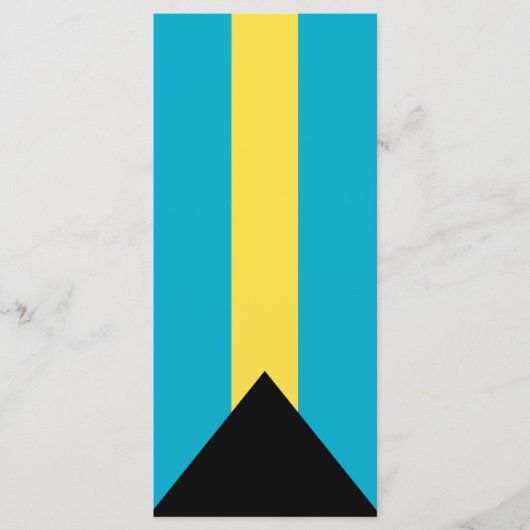 Bahama-vlag Menu (Voorkant)