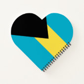 Bahama-vlag Notitieboek (Achterkant)