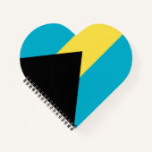 Bahama-vlag Notitieboek (Voorkant)