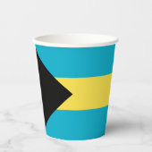 Bahama-vlag Papieren Bekers (Voorkant)