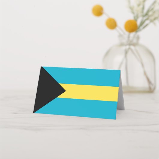 Bahama-vlag Plaatskaartje (Voorkant)