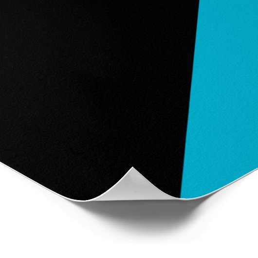 Bahama-vlag Poster (Hoek)