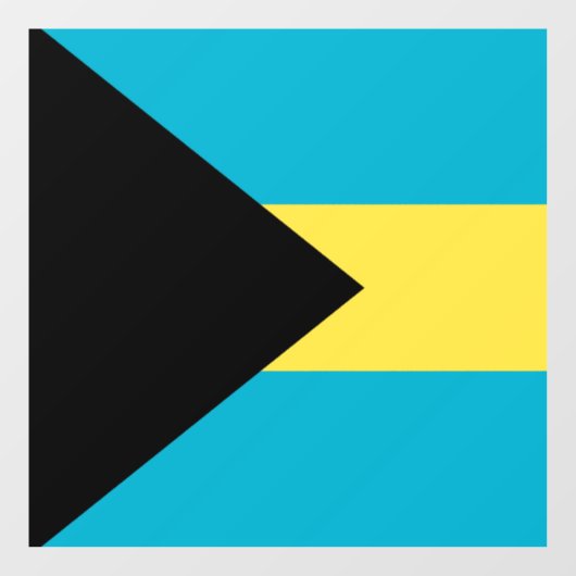 Bahama-vlag Raamsticker (Vel)