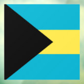 Bahama-vlag Raamsticker (Vel 3)