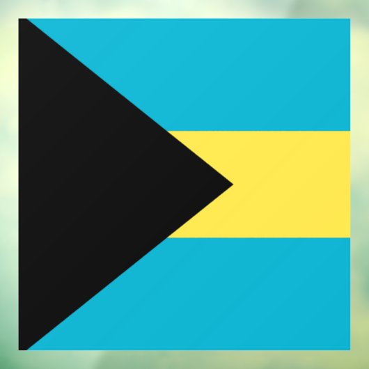 Bahama-vlag Raamsticker (Vel 3)