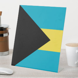 Bahama-vlag Reclamebord Met Voetstuk