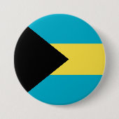 Bahama-vlag Ronde Button 7,6 Cm (Voorkant)
