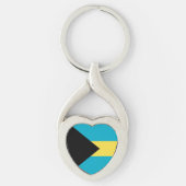 Bahama-vlag Sleutelhanger (Voorkant)