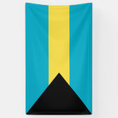 Bahama-vlag Spandoek (Verticaal)