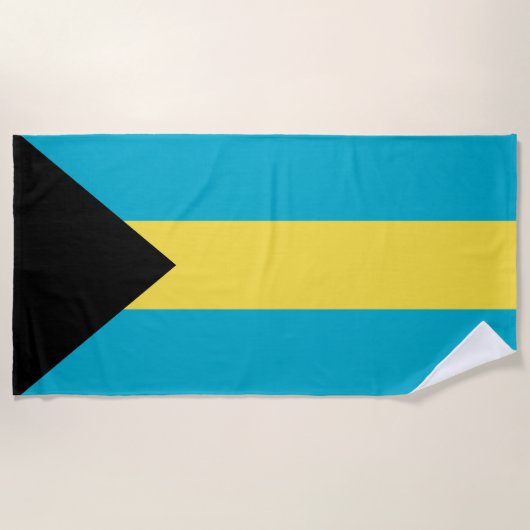 Bahama-vlag Strandlaken (Voorkant)