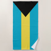 Bahama-vlag Strandlaken (Voorkant)