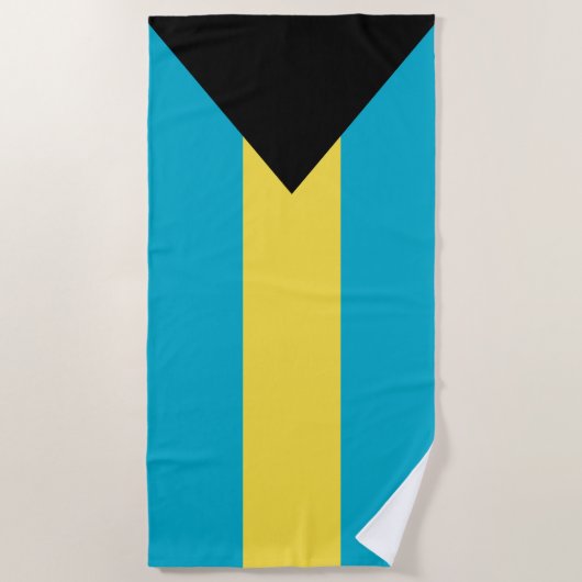 Bahama-vlag Strandlaken (Voorkant)