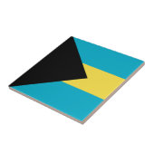 Bahama-vlag Tegeltje (Zijkant)