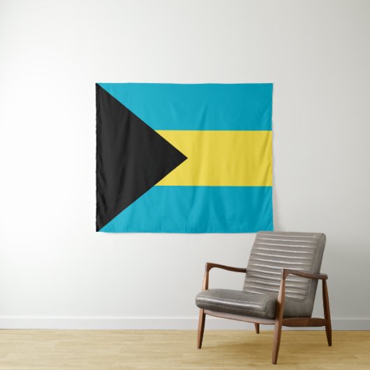 Bahama-vlag Wandkleed (In Situ (horizontaal))
