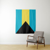 Bahama-vlag Wandkleed (In situ)
