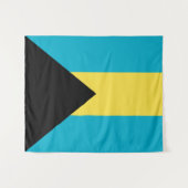 Bahama-vlag Wandkleed (Voorkant (horizontaal))