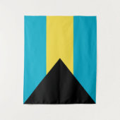 Bahama-vlag Wandkleed (Voorkant)