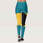 Bahama-vlaggen Leggings (Achterkant)