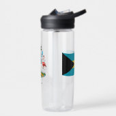 Bahama-wapenschild, vlag, Bahama's Waterfles (Links)