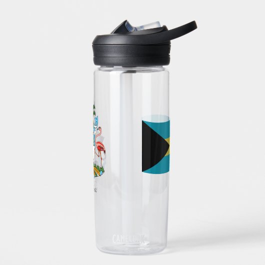 Bahama-wapenschild, vlag, Bahama's Waterfles (Links)