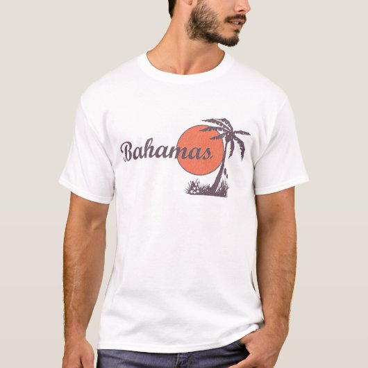 Bahama Worn Retro T-shirt (Voorkant)