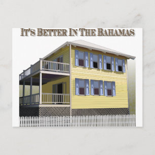 Bahamaanse architectuur briefkaart