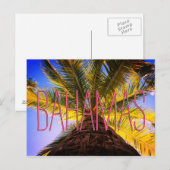 Bahamaanse boom briefkaart (Voorkant / Achterkant)
