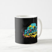 Bahamaanse graffiti cool koffiemok (Voorkant rechts)