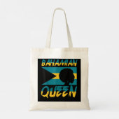 Bahamaanse koningin Bahamas Vlag Pride thuisland H Tote Bag (Achterkant)