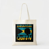Bahamaanse koningin Bahamas Vlag Pride thuisland H Tote Bag (Voorkant)
