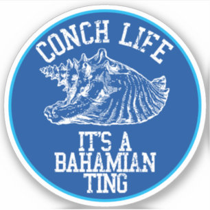 Bahamaanse Sticker Bahamas Onafhankelijkheid Conch