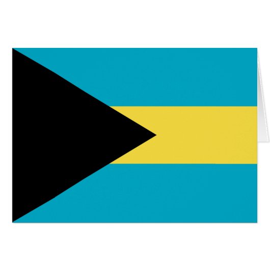 Bahamaanse vlag (Voorkant Horizontaal)