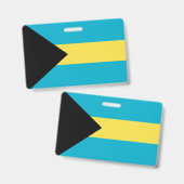 Bahamaanse vlag badge (Voor- en achterkant)