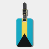 Bahamaanse vlag bagagelabel (Voorkant verticaal)