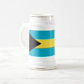 Bahamaanse vlag bierpul (Voorkant links)