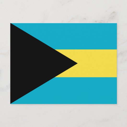 Bahamaanse vlag briefkaart (Voorkant)