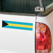 Bahamaanse vlag bumpersticker (Op Truck)