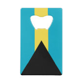 Bahamaanse vlag creditkaart flessenopener (Achterkant)