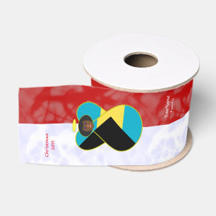 Bahamaanse Vlag Engel Afrikaans Rood Wit Persoonli Grosgrain Lint