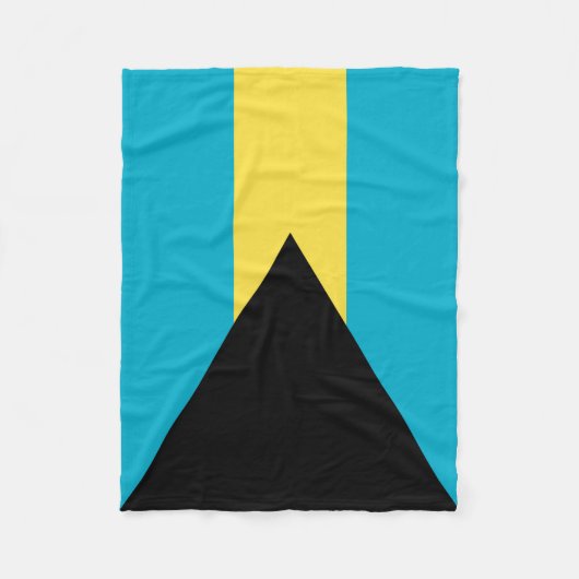 Bahamaanse vlag fleece deken (Voorkant)
