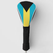 Bahamaanse vlag golfheadcover (Voorkant)