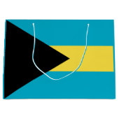 Bahamaanse vlag groot cadeauzakje (Voorkant)