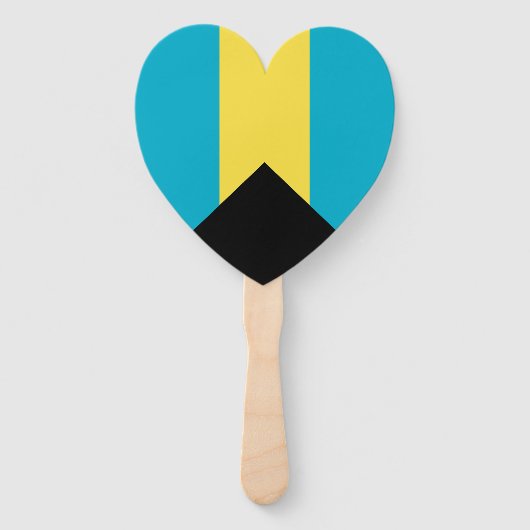 Bahamaanse vlag handwaaier (Voorkant)