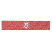 Bahamaanse Vlag Hart Rood LIEFDE Medium Tafelloper (Horizontaal)