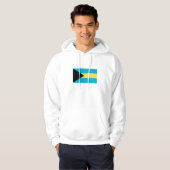 Bahamaanse vlag hoodie (Voorkant volledig)